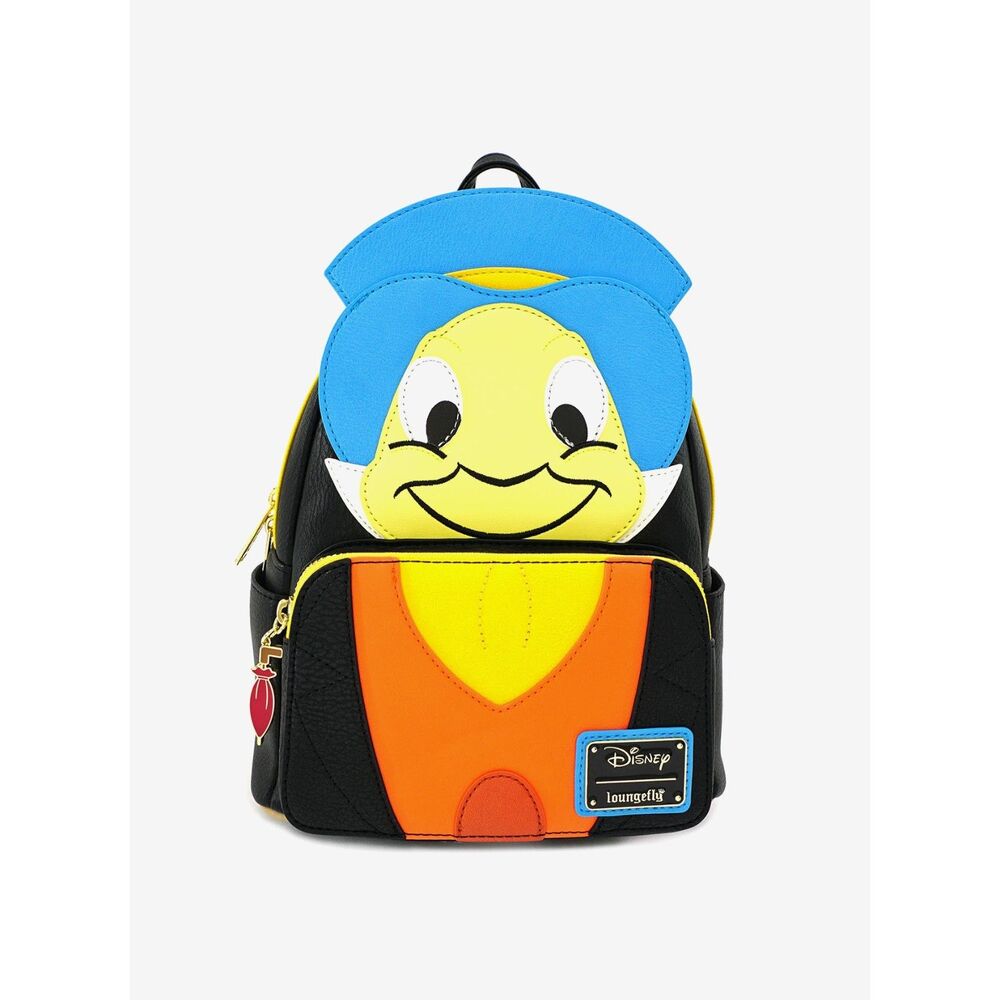 RARE Loungefly Disney Pinocchio Jiminy Cricket Cosplay Umbrella Backpack SEALED